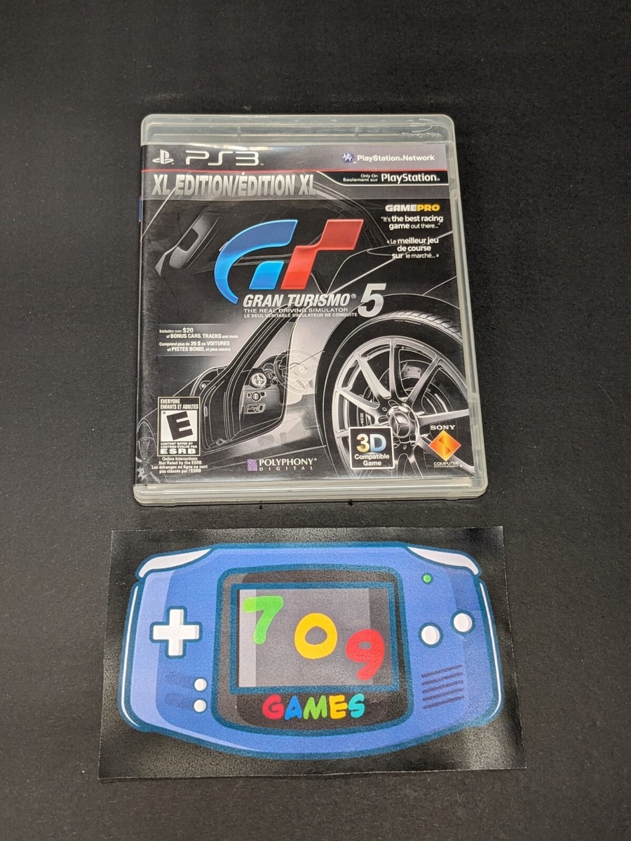 Jeu PS3 Gran Turismo 5 - Version Complète Avec Boîte Et Notice - Très Bon état