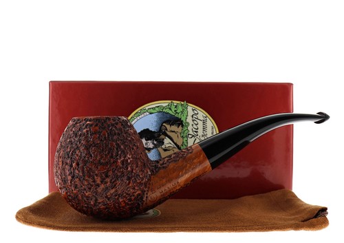 Pipe Ser Jacopo dalla Gemma R1 B MAXIMA MAXIMA brown rusticated shape magnum - Picture 10 of 10