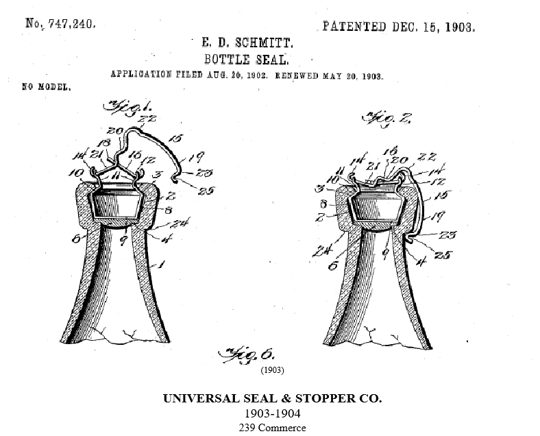 1430 Universal Seal National Brewery GBS Beer Bottle Baltimore MD