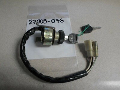 Kawasaki 1973 Z1 Ignition Switch w/ Factory Cut Lions Crest #763