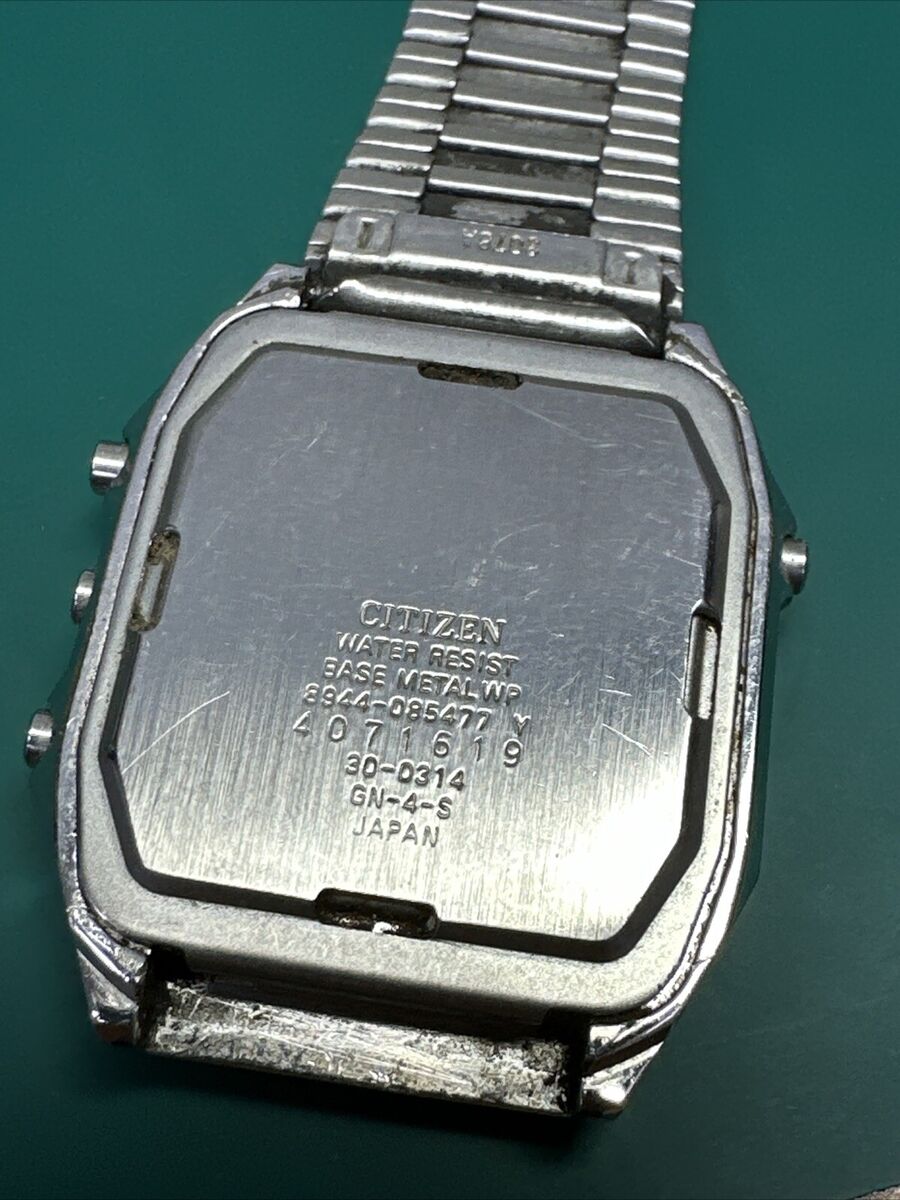 VINTAGE CITIZEN ANA-DIGI 30-0314 ROBOT FACE WATCH JAPAN W VINTAGE CITIZEN ANA-DIGI 30-0314 ROBOT FACE WATCH JAPAN W