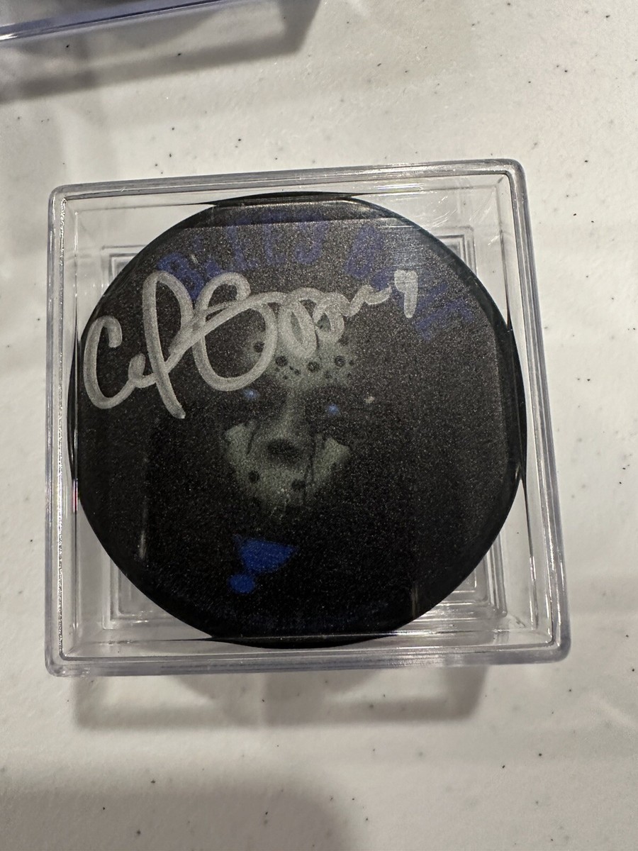 Carl Gunnarsson Halloween Louis Blues 14 Fund Signed Puck