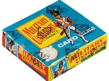 1969 Chix Confectionary Military Uniforms Wax Box with 48 Unopened Packs SEALED!