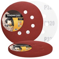 5X Schleifpapier 125Mm Klett P320 Schleifscheibe SchleifbläTter Schmirgelpapier