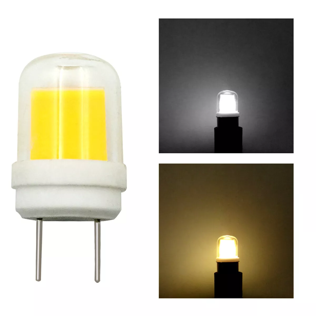 G8 G8.5 LED Bulb Lamp 4W COB 1511 Ceramics Glass Light 110V Replace Halogen Lamp