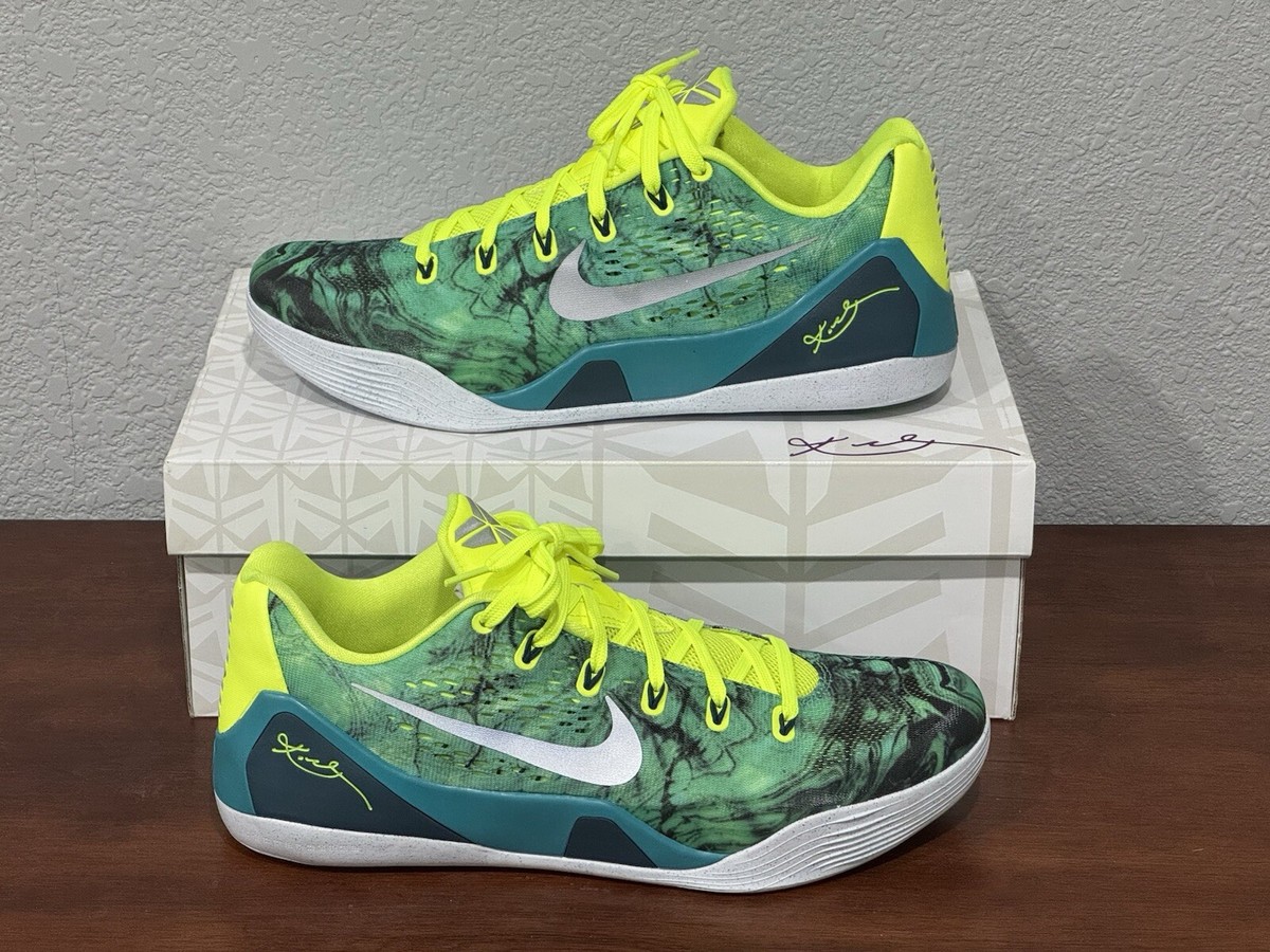 【希少カラー】状態◎ NIKE KOBE 9 Low Green 29cm Nike Kobe Bryant IX 9 EM Easter Turbo Green/Metallic-Silver-Size