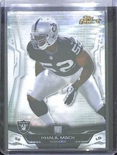 2014 Topps Finest Football Pulsar Refractor Rookie #119 Khalil Mack 18 of 25