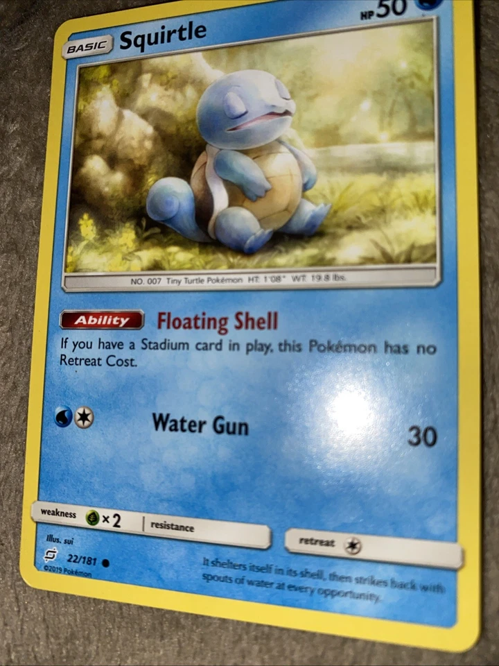 2019 pokemon sun & moon squirtle PSA 10 team up - Image 2 of 3