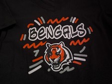 NWT NFL Cincinnati Bengals Girls Boys Shirt Xl 14 16 Football