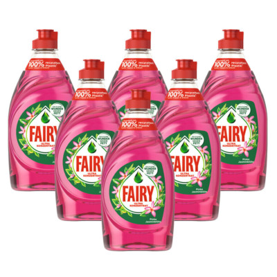 6X Fairy Handspülmittel Ultra Konzentrat Pinke Jasminblüte 450Ml