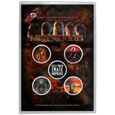 Image of MESHUGGAH immutable 2022 BUTTON BADGE PACK (5) official SEALED