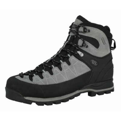 BRÜTTING Mount Tasman Herren Wanderschuhe Wanderstiefel hoch Leder grau Outdoor