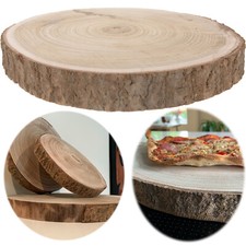 XL Holz-Scheibe Rindenbrett Astscheibe Rund Ø 18-25cm Rindenscheibe Baumscheibe