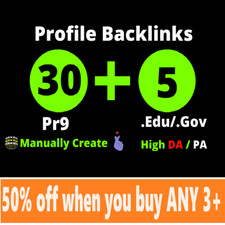29 DA90 Profile Links with 5 EDU Backlinks (POWERFUL SEO Service)