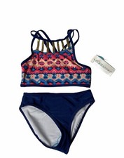 Jantzen 2 Piece Bikini Set UPF 50 UV Protection Girls Size 5