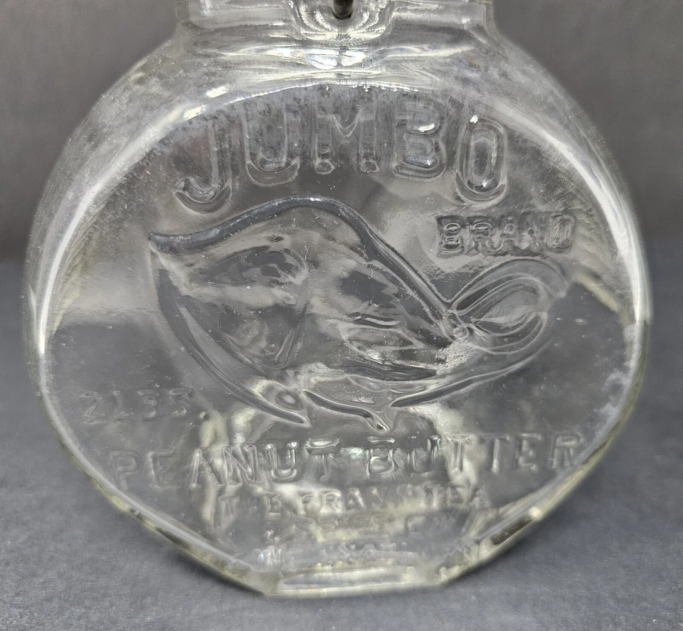 Tarro de mantequilla de maní Frank Tea & Spice Co Jumbo de colección mango de alambre original Foto 2 de 4