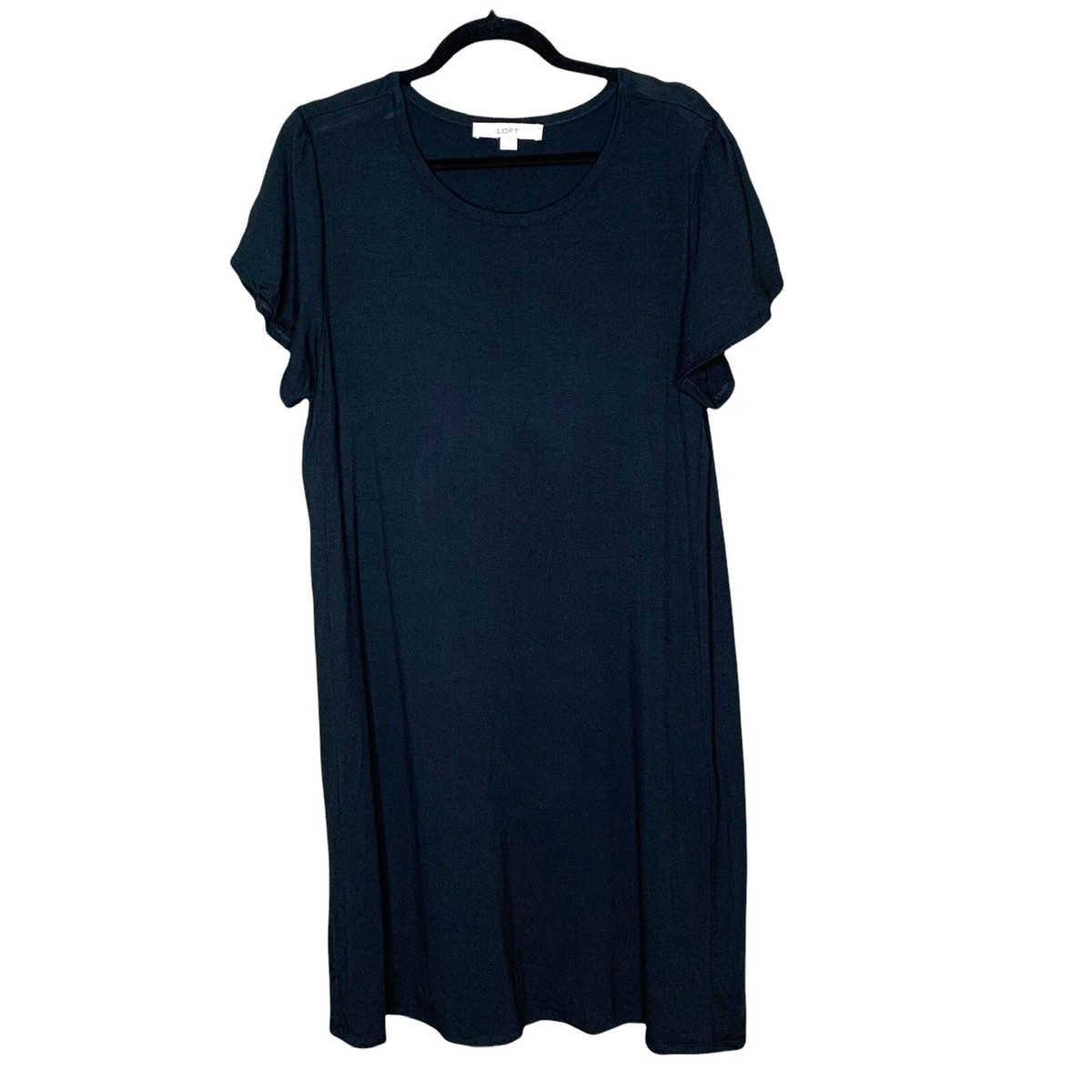 cobalt blue jersey dress Terrace Organic Cotton Jersey Swing Dress Cobalt – Lily & Me main image 0