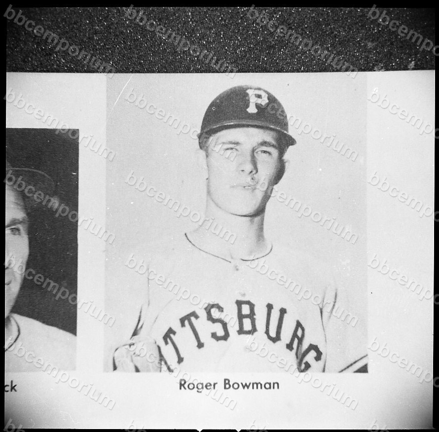 Roger Bowman Pittsburgh Pirates Medium Frame Negative - Jim Rowe