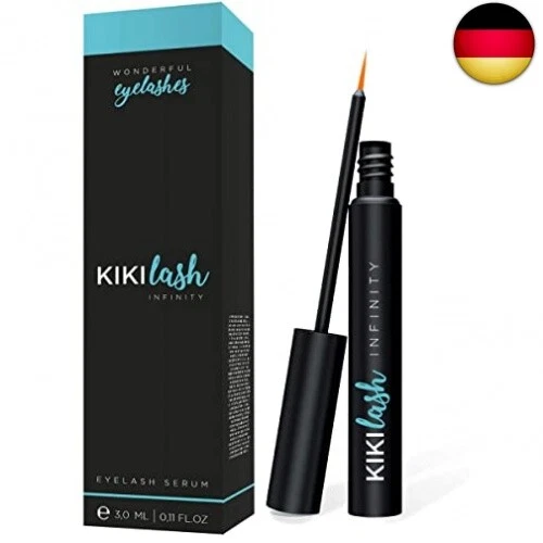 KIKILASH Wimpernserum Wachstum 3ml - Natürliche Wimpernserum Hormonfrei für L - Bild 1 von 7