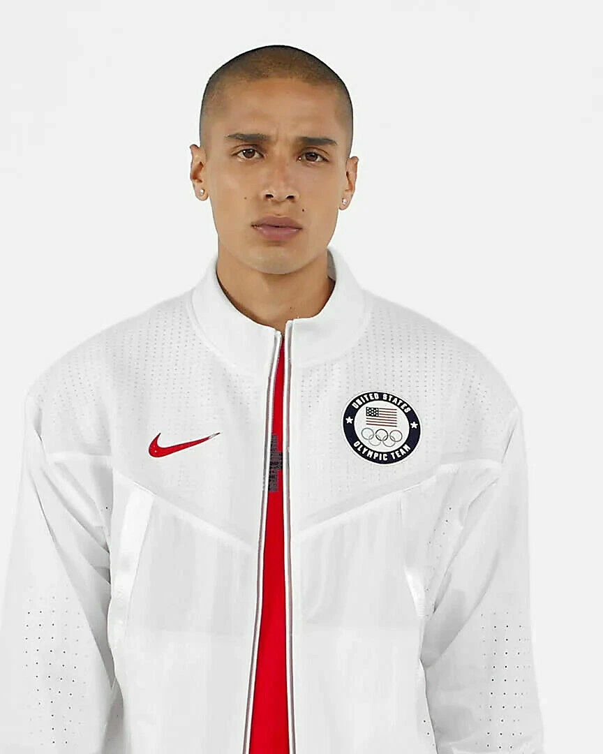 Federaal Geld rubber Uitgaand NWT $450 MEN&#039;S NIKE TEAM USA OLYMPIC WINDRUNNER MEDAL STAND JACKET  SIZE LARGE | eBay