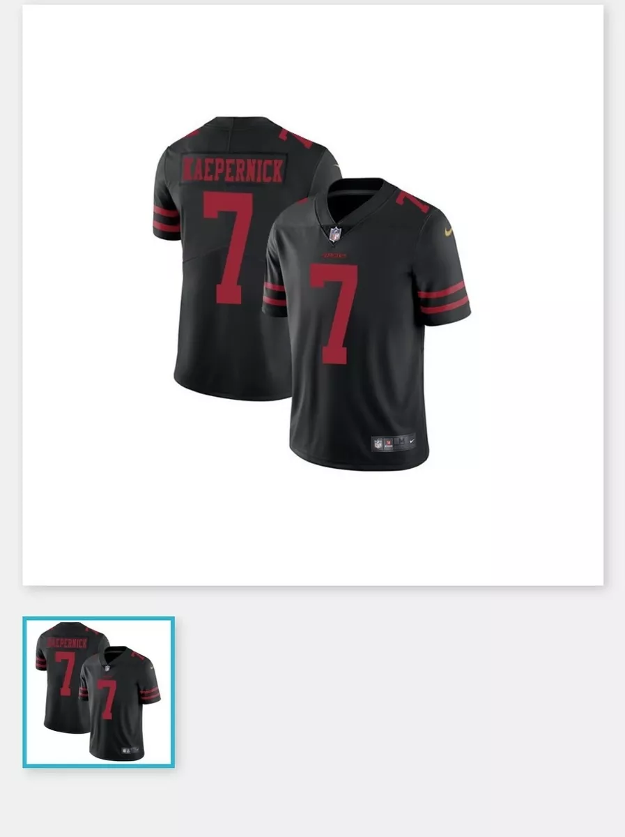 Black colin kaepernick jersey nike top