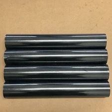 4 Roll 12" x 5Feet 12Feet Black HTV Iron On Heat Transfer Vinyl for T Shirt Bags