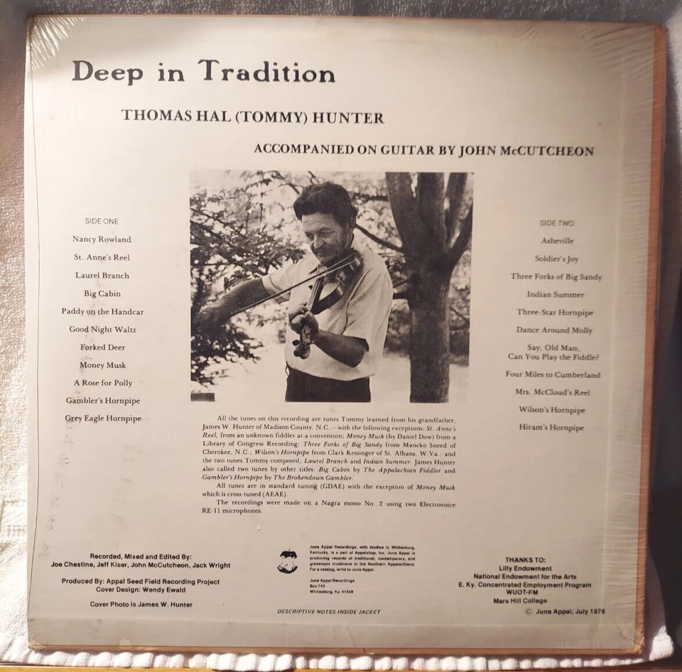 THOMAS HAL HUNTER,DEEP IN TRADITION-VINYL LP Album /JA007🔥NEW 🔥MINT 🔥SEALED🔥 - Image 2 of 2