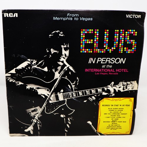 Vintage 1970 Elvis Presley - From Memphis To Vegas International Hotel Vinyl LP - Bild 1 von 10