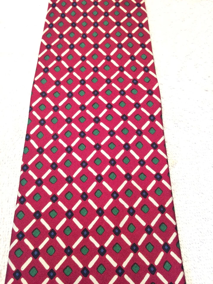 CORBATA HOMBRE KENNETH GORDON 4 X 60 ROJA CON AZUL Y VERDE Foto 3 de 4