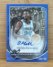 Brandon Miller [Blue Refractor] #BCA-BM Prices | 2025 Bowman 