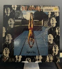 LP - DEF LEPPARD - High 'N' Dry - 1981 PhonoGram Records - 33rpm Vinyl Album