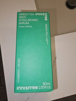 INNISFREE Green Tea Seed Hydrating Hyaluronic Facial Serum K Beauty 2.70 oz NIB