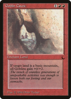 Goblin Caves (MP) The Dark DRK Magic MTG
