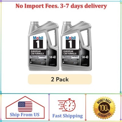 (2 pack) Mobil 1 FS European Car Formula Full Synthetic Motor Oil 5W-40, 5 Quart