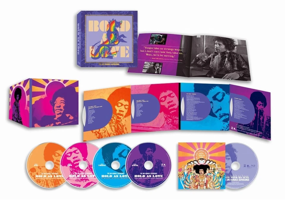 Jimi Hendrix Bold as Love From Japan 4 CD + Blu-ray 105tracks Foto 4 de 4