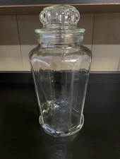 Vintage Glass Apothecary Jar Storage Canister...