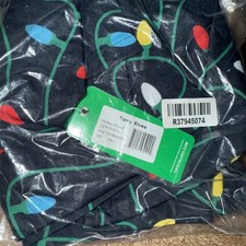 Tipsy Elves Women s String If Lights Scrub Top Size XXL