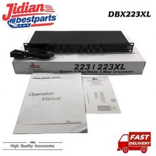 NUOVO DBX 223XL stereo 2 vie/mono 3 vie crossover rack montabile US STOCK