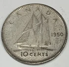 # C4636   CANADA    COIN,    10 CENTS    1950