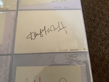 Walk of Fame Douglas Fairbanks Jr Autographed Card )