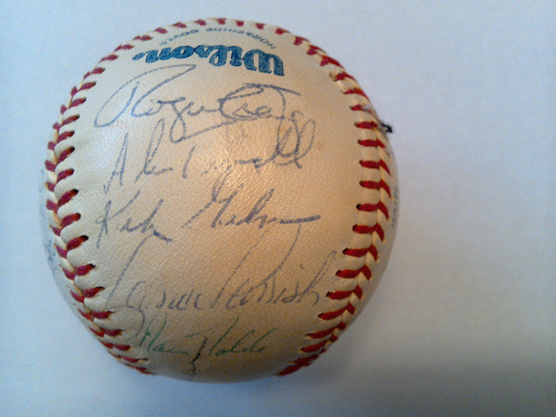1980 Detroit Tigers SIGNED team ball - Sparky, Lou, Jack, Lance, Alan and Kirk