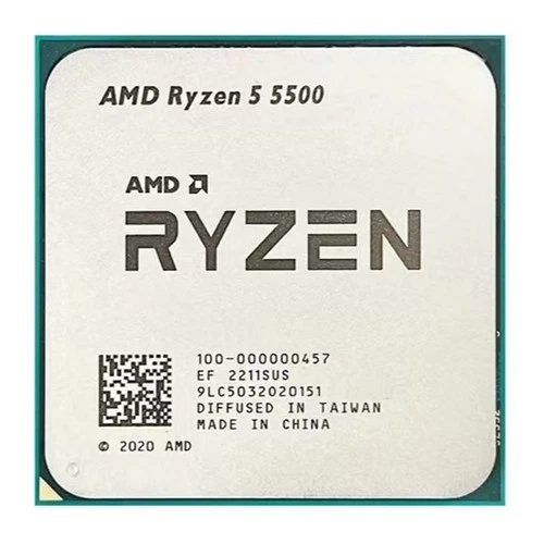 AMD Ryzen 5 5500 CPU Processor (3.6 GHz, 6 Cores, Socket AM4) - 100-000000457