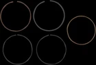 Wiseco 4-Stroke Steel Single Piston Ring Set 83mm for Yamaha Warrior 350 87-04