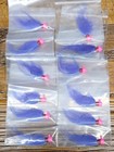 12-Hand Tied 3/32oz. Crappie Jigs, Craft Hair Painfish Flies Fishing Lures (#10)