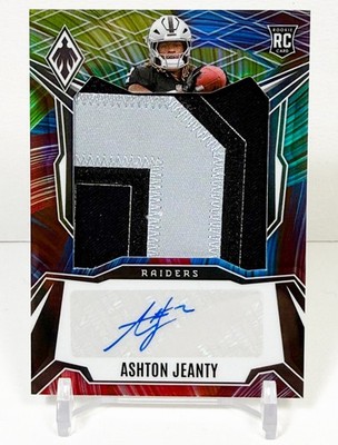 🔥🔥 2025 Panini Phoenix Ashton Jeanty Rookie Patch Auto 6/6  🔥🔥