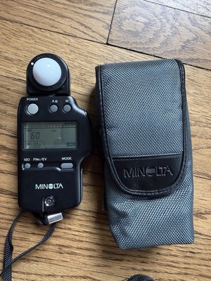 Minolta Auto Meter IV F Japan 77111910 with Strap & Case, Nice!