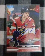 Josh Mahura Signed Hockey Card Florida Panthers