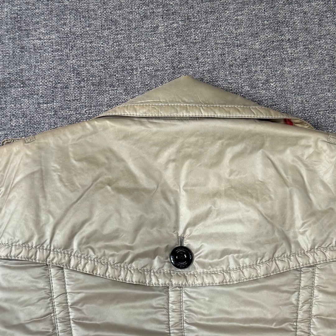 Burberry London Padded Coat Beige Nylon With Nova Check Pattern Size 40 Women thumbnail 22