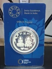 MMTC-PAMP 10 GRAM 999.9 SILVER ROUND GANESHA LAKSHMI - SEALED