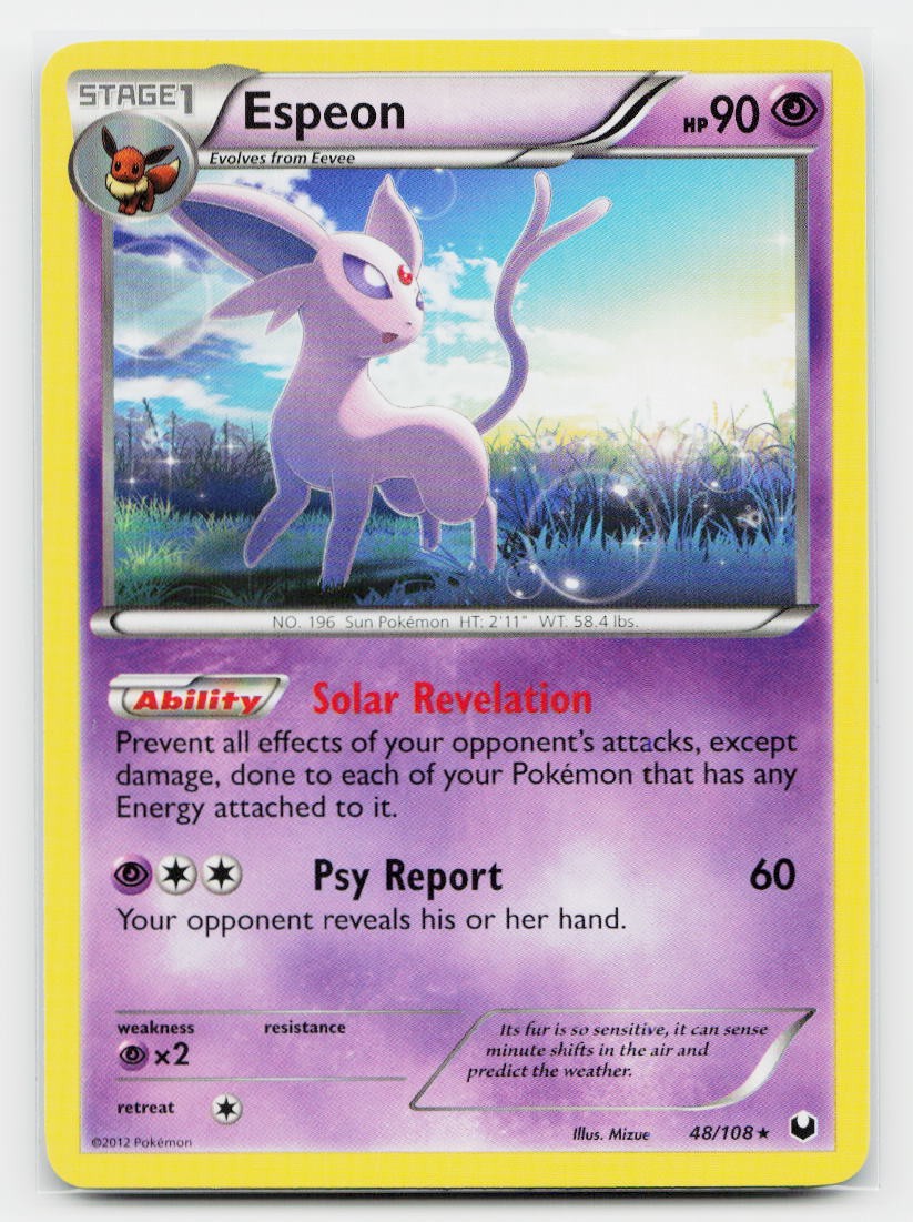 Espeon 2012 Dark Explorers 48/108